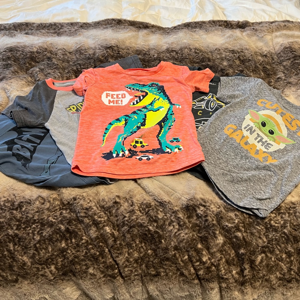 Lot of 4 EUC 3T Boys tshirts. Various brands.